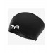 Шапочка для плавания TYR Long Hair Wrinkle-Free Silicone Cap LCSL\001 черный 75_75