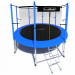 Батут i-Jump Classic 10FT 306 см с нижней сетью и лестницей синий 75_75