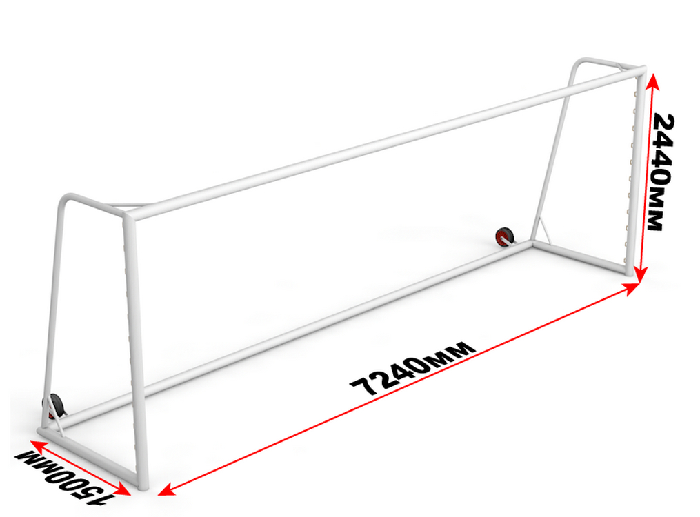 Ворота футбольные с противовесом Glav 15.106 шт 1015_750