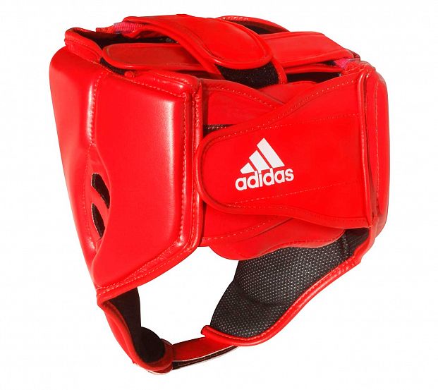 Шлем боксерский Adidas Hybrid 50 Head Guard adiH50HG красный 621_553