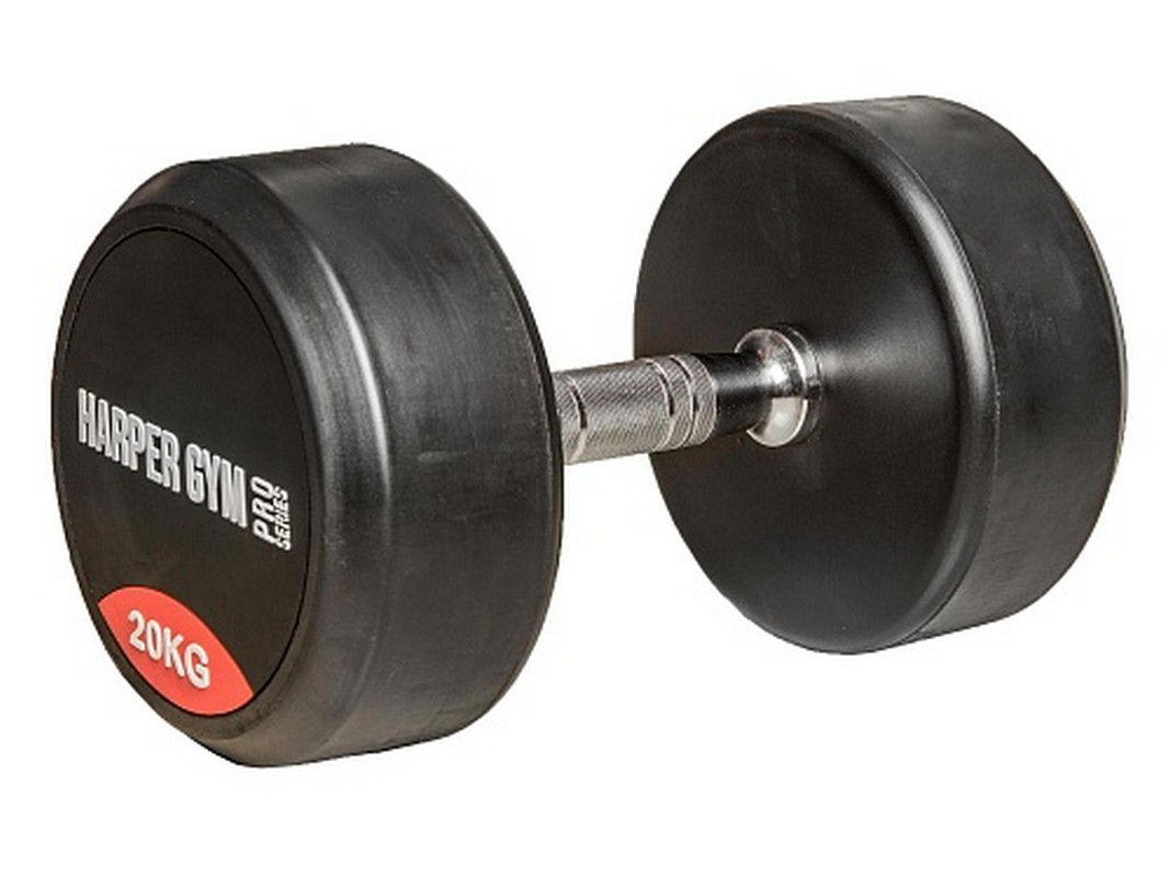 Гантель неразборная обрезиненная Harper Gym Pro Series NT150E 1067_800