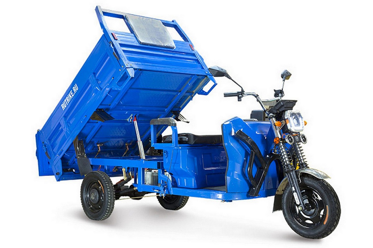 Грузовой электрический трицикл RuTrike D5 1700 гидравлика (60V1200W) 024732-2799 темно-синий матовый 1200_800