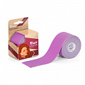 Тейп кинезиологический Tmax Beauty Tape (5cmW x 5mL), хлопок, сиреневый 120_120